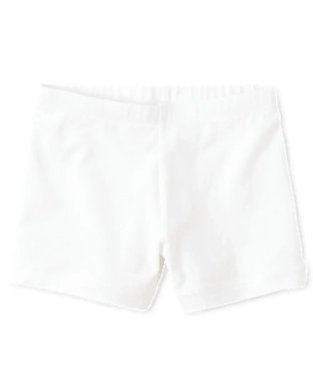 The Children's Place Girls White Bike Athletic Stretch Shorts Youth Large 10/12